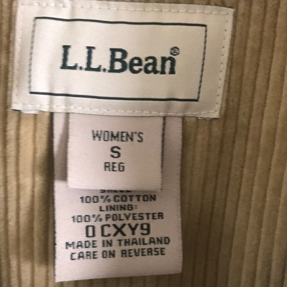🐵VTG 90s LL BEAN lined corduroy jacket - Picture 4 of 9